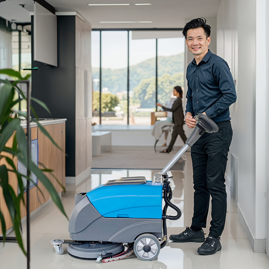 Heavy Equipment And Machinery - Industrial Machinery Cleaning Floor Electric Hand