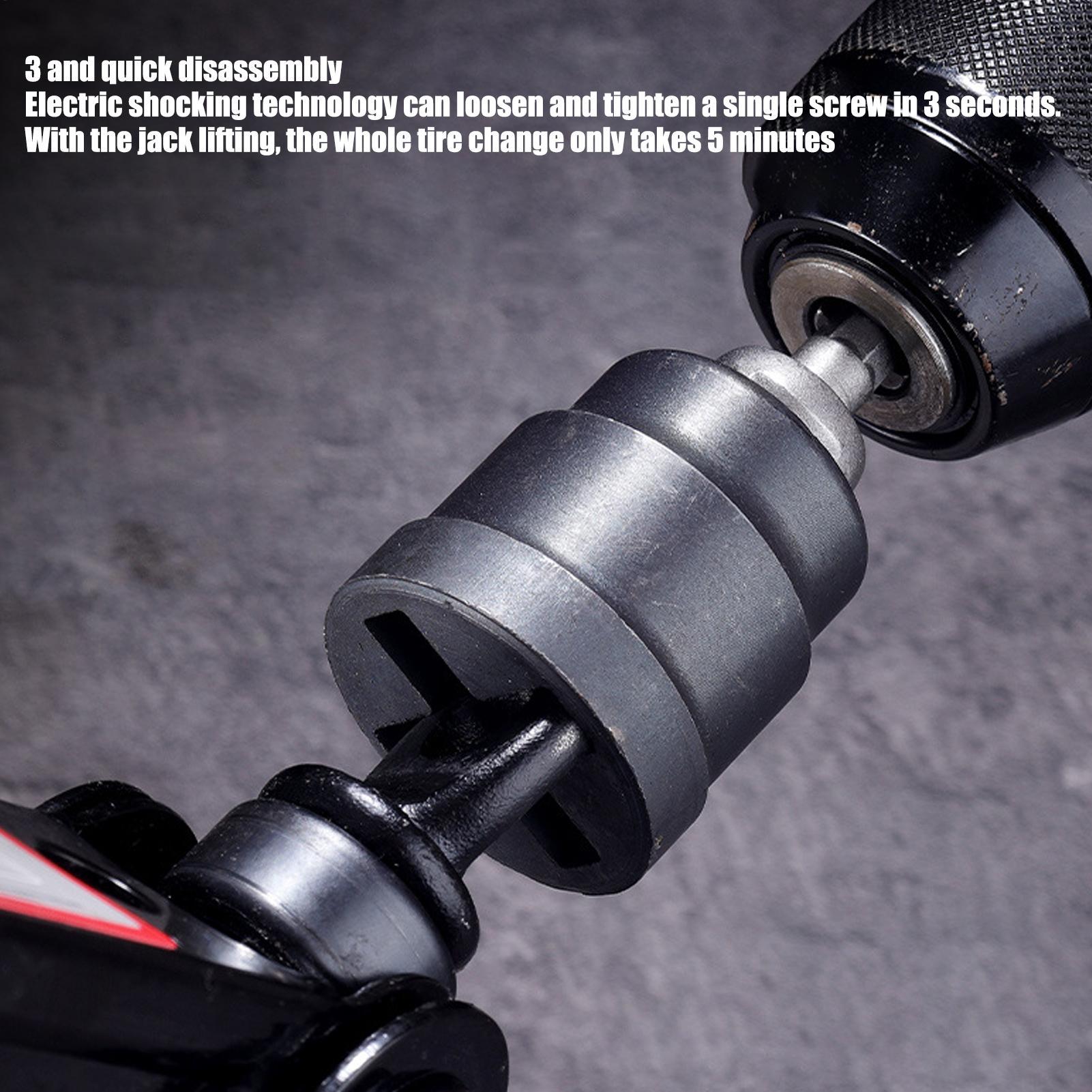 Heavy Equipment Operation - Scissor Jack Drill Adapter Car Scissor