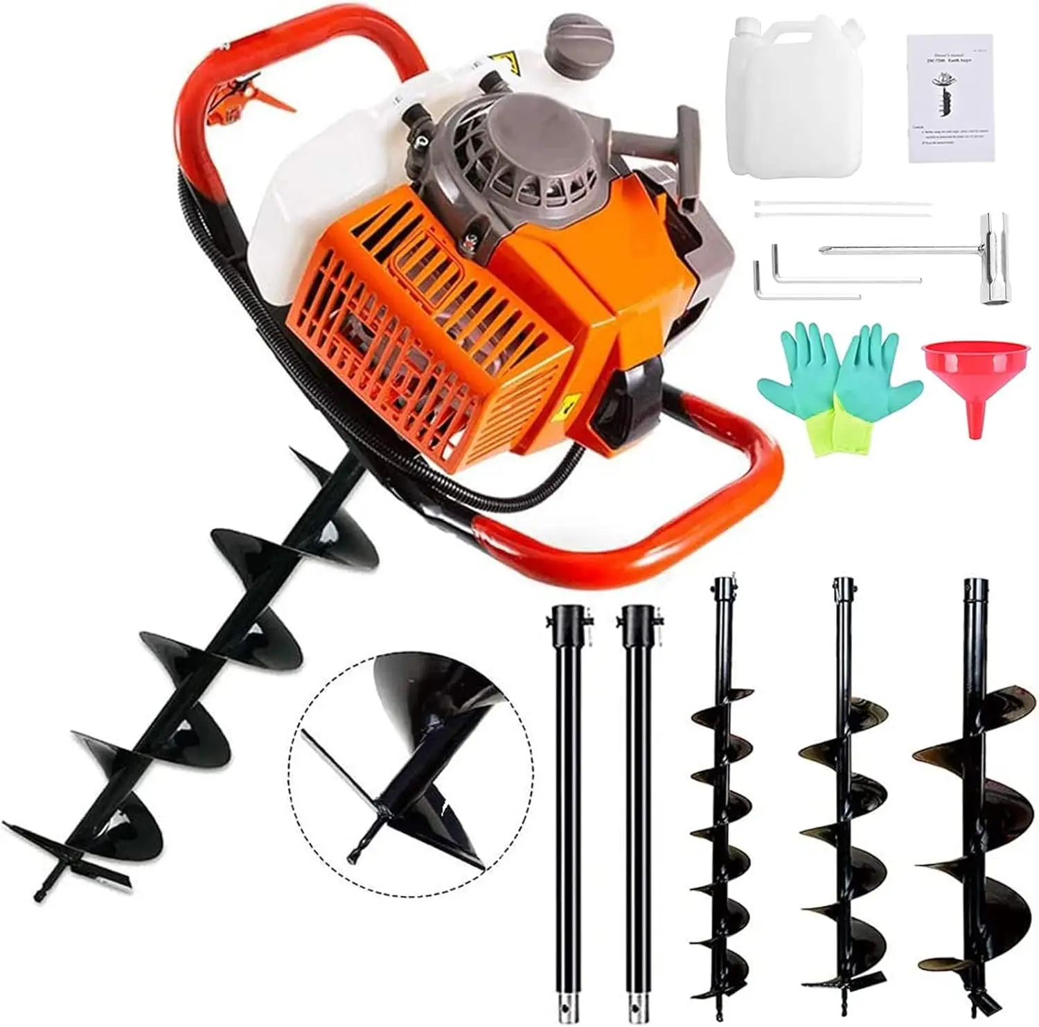-72cc Post Hole Digger 2-Strok – Post Hole Digger recenzja i cena