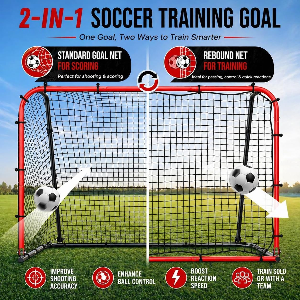 6x4 FT Soccer Goal for Backyar – Heavy Equipment Training recenzja i cena