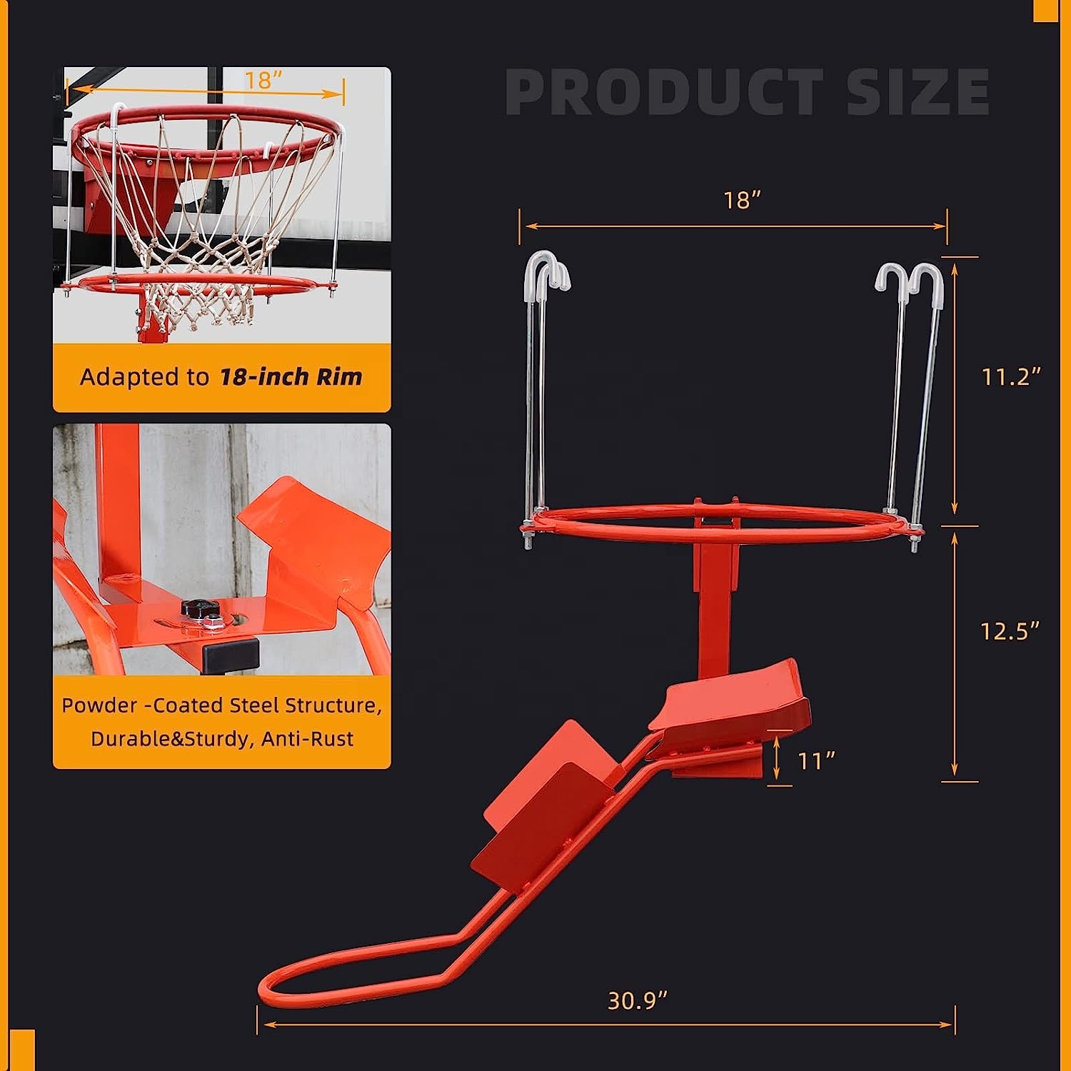 Heavy-Duty Steel Basketball Re – Heavy Equipment Training recenzja i cena