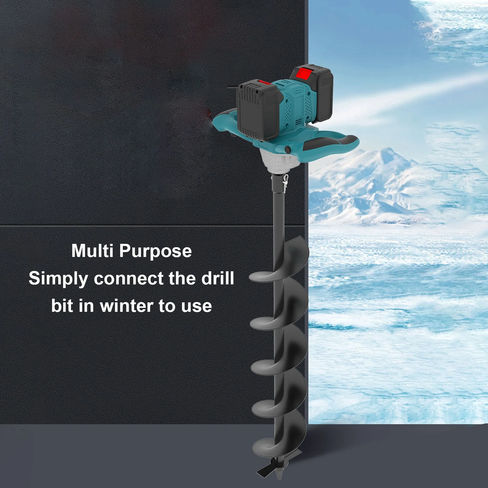 800RPM Electric Ice Auger 1200 – Post Hole Digger recenzja i cena