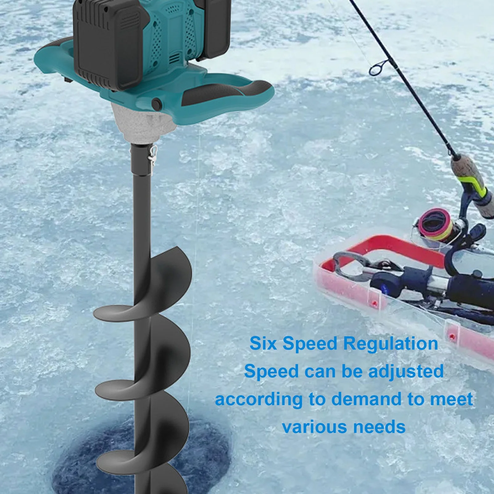 800RPM Electric Ice Auger 1200 – Post Hole Digger recenzja i cena