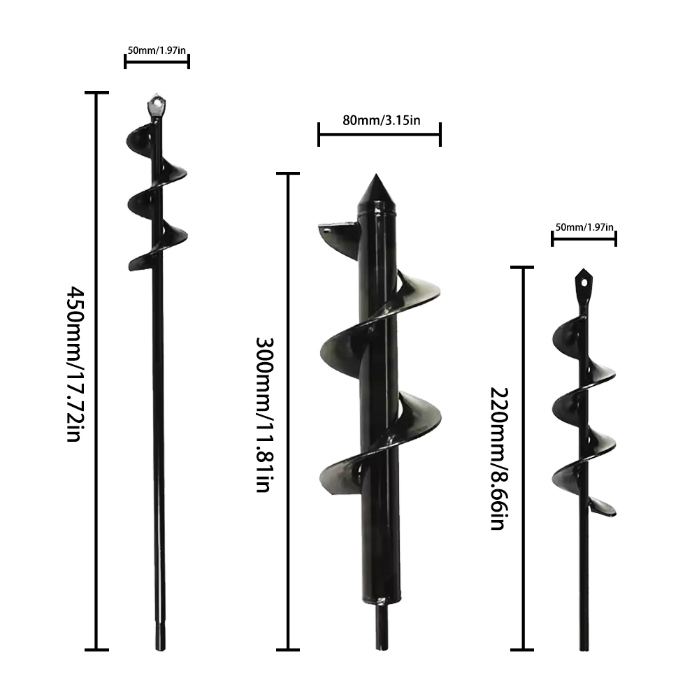 Garden Auger Spiral Drill Bit  – Post Hole Digger recenzja i cena
