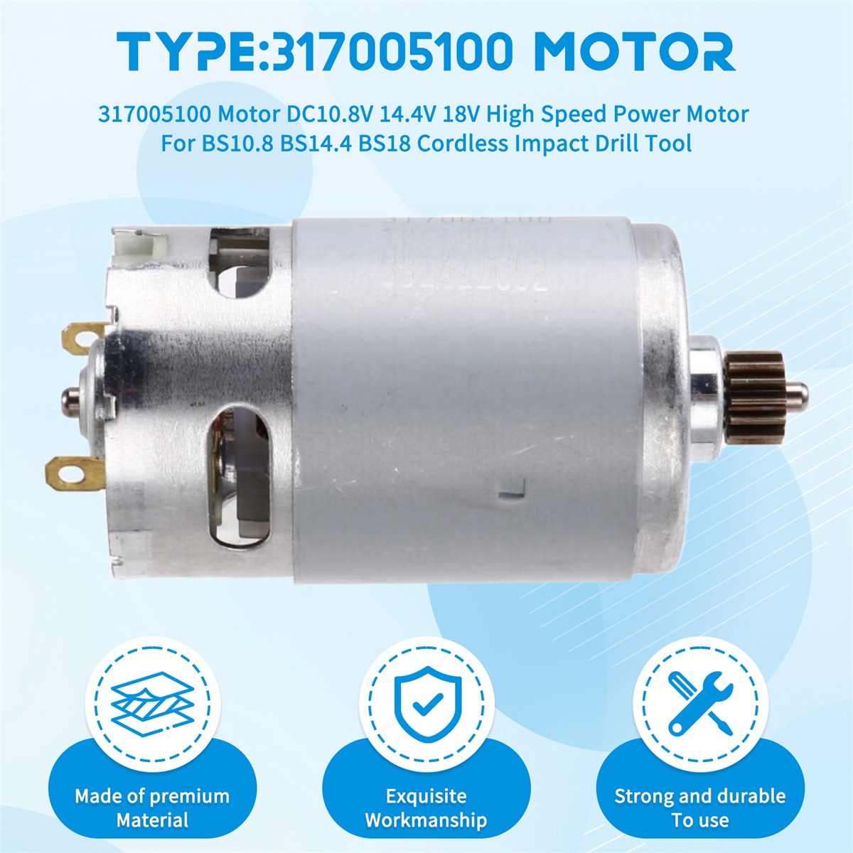 A002 317005100 Motor DC10.8V 1 – Heavy Equipment And Machinery recenzja i cena