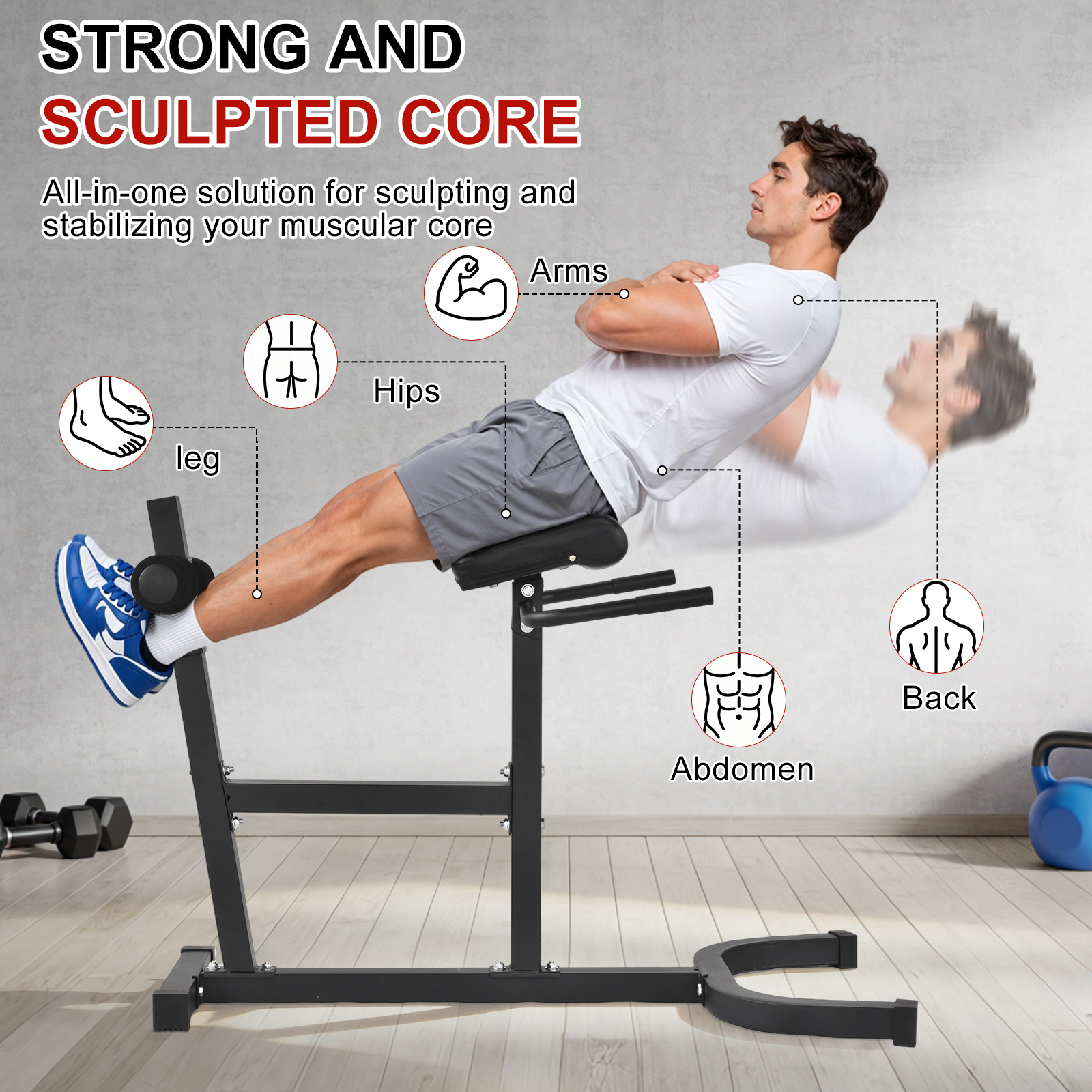 Heavy Duty Roman Chair Hyperex – Heavy Equipment Training recenzja i cena