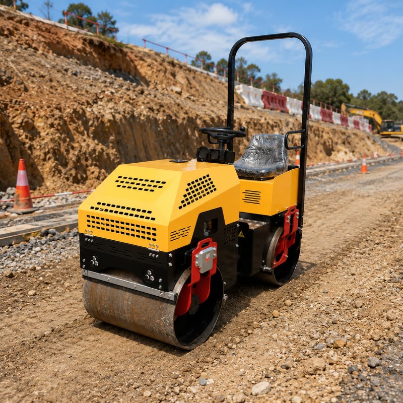 Double Drum Vibratory Road Rol – Heavy Equipment And Machinery recenzja i cena