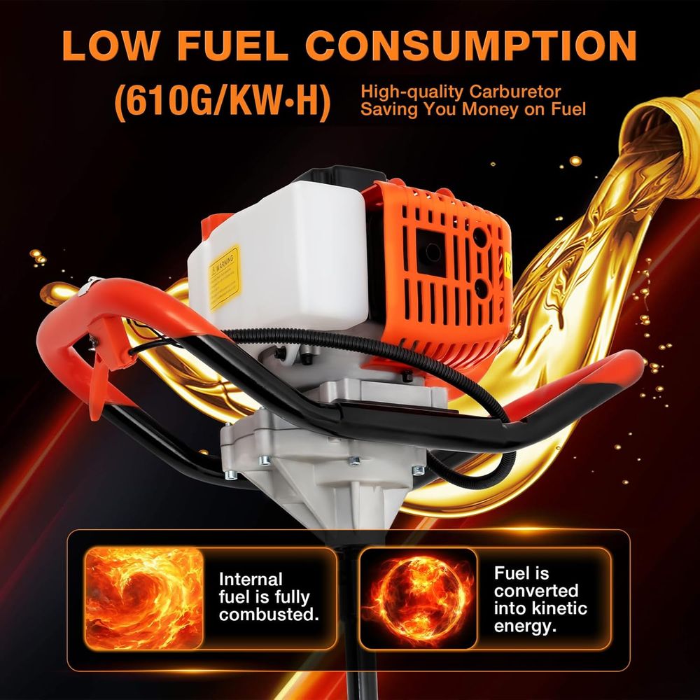 Gas-Powered 52cc 2-Stroke Post – Post Hole Digger recenzja i cena