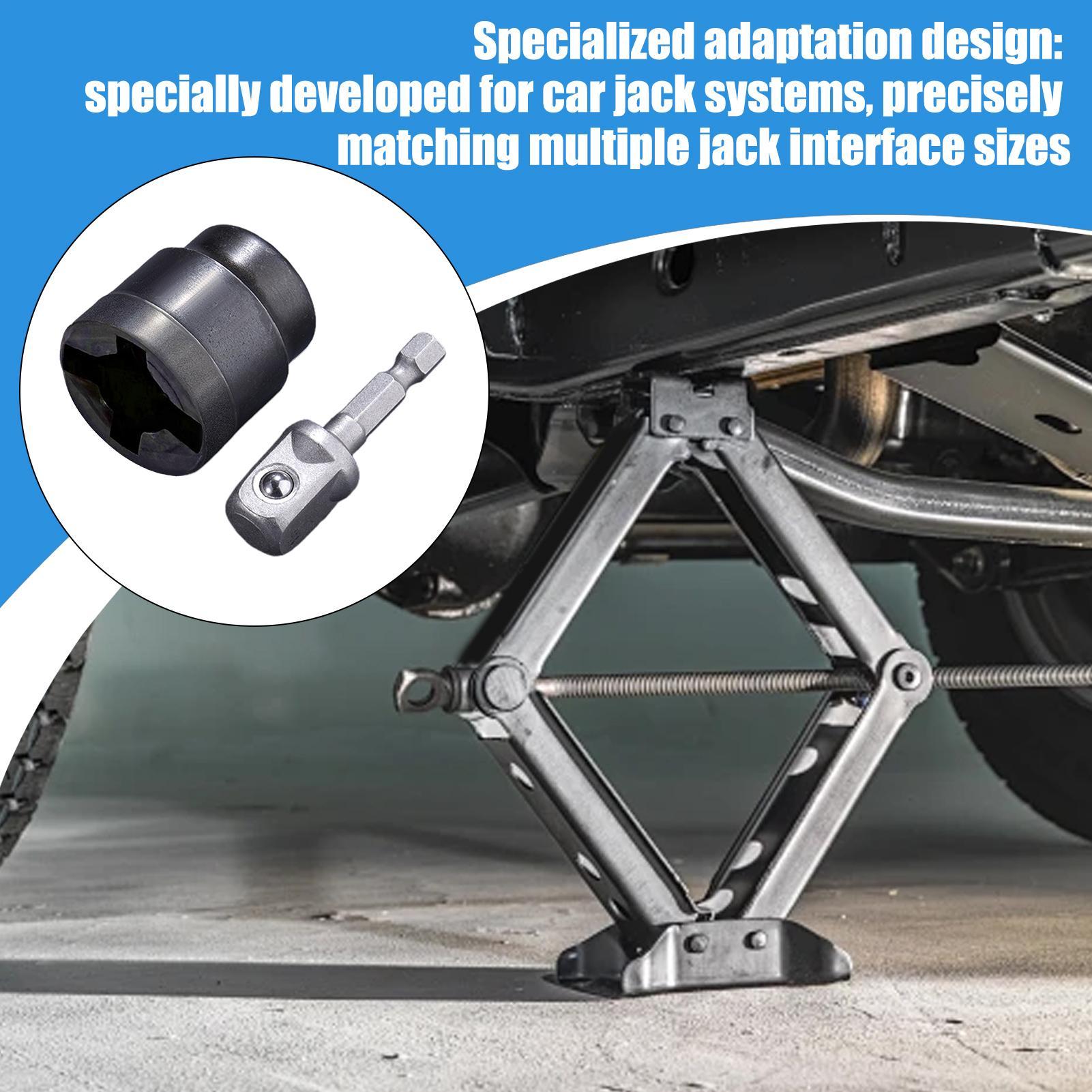 Scissor Jack Drill Adapter Car – Heavy Equipment Operation recenzja i cena