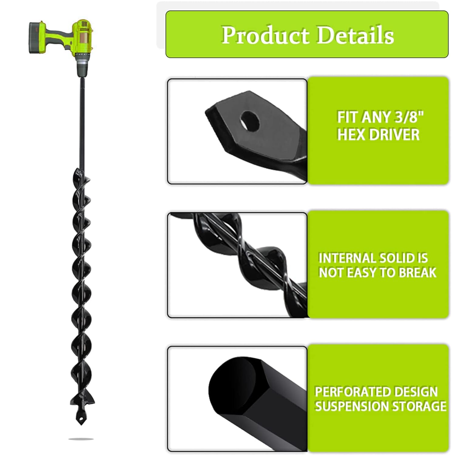 24 Inch Auger Drill Bit for Pl – Post Hole Digger recenzja i cena