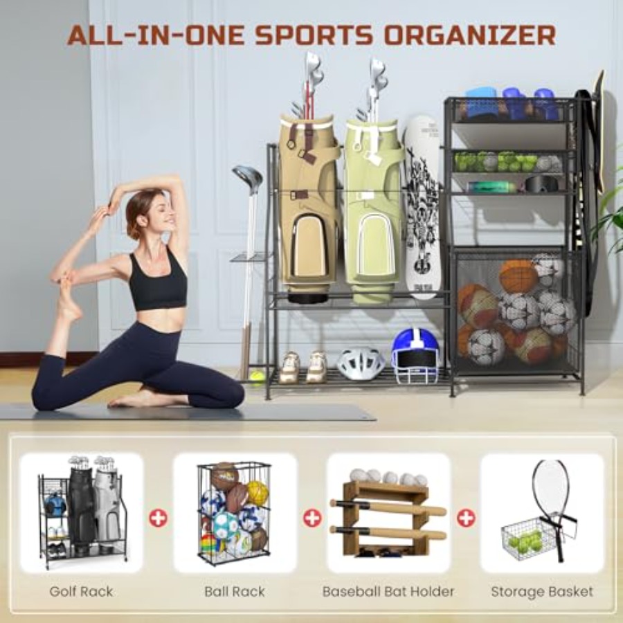 Garage Sports Equipment Organi – Heavy Equipment Training recenzja i cena