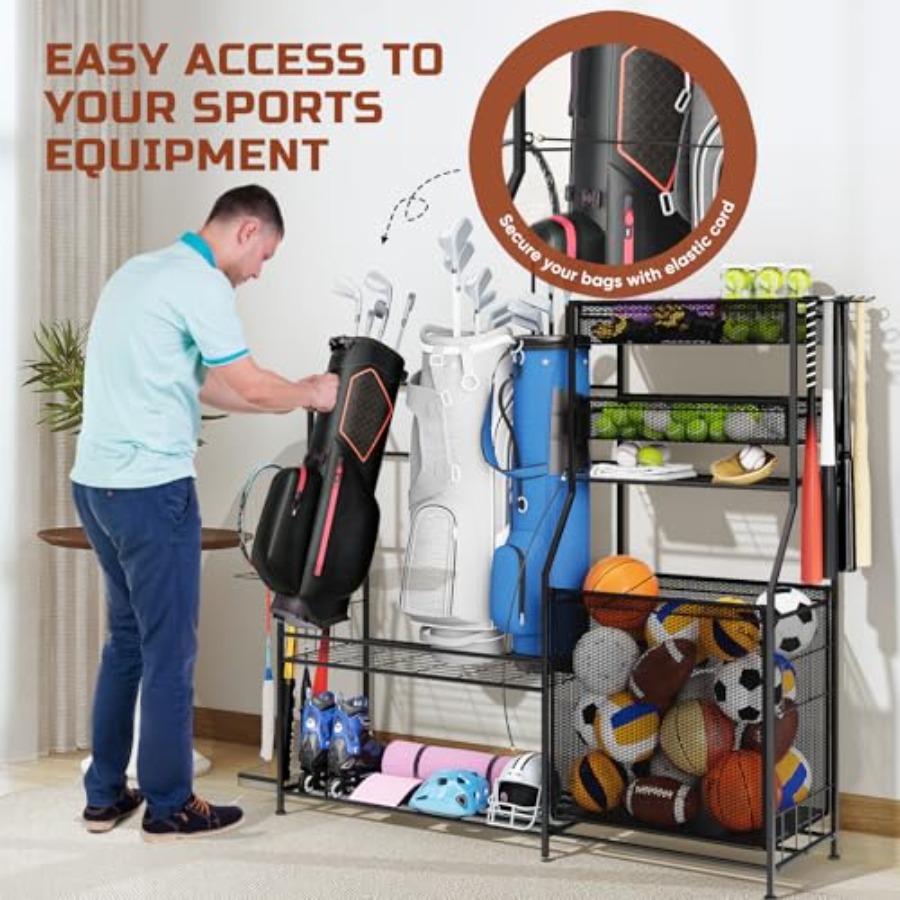 Garage Sports Equipment Organi – Heavy Equipment Training recenzja i cena