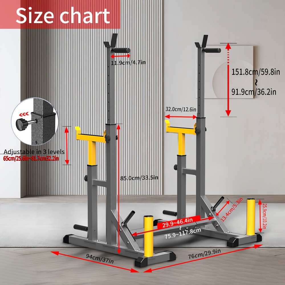 1 Squat Stand With Barbell Wei – Heavy Equipment Training recenzja i cena
