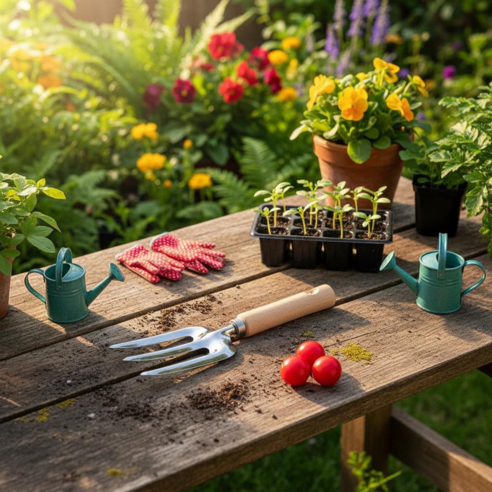 Gardening Tool Set Lightweight – Heavy Equipment Storage Yard recenzja i cena