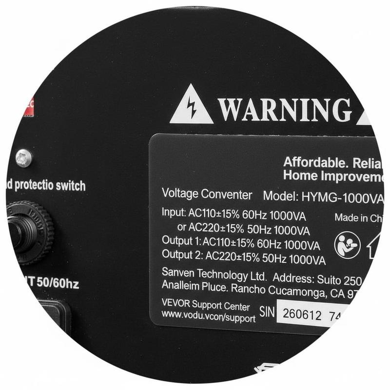 Power Voltage Changer 1000VA F – Heavy Equipment Breaker recenzja i cena