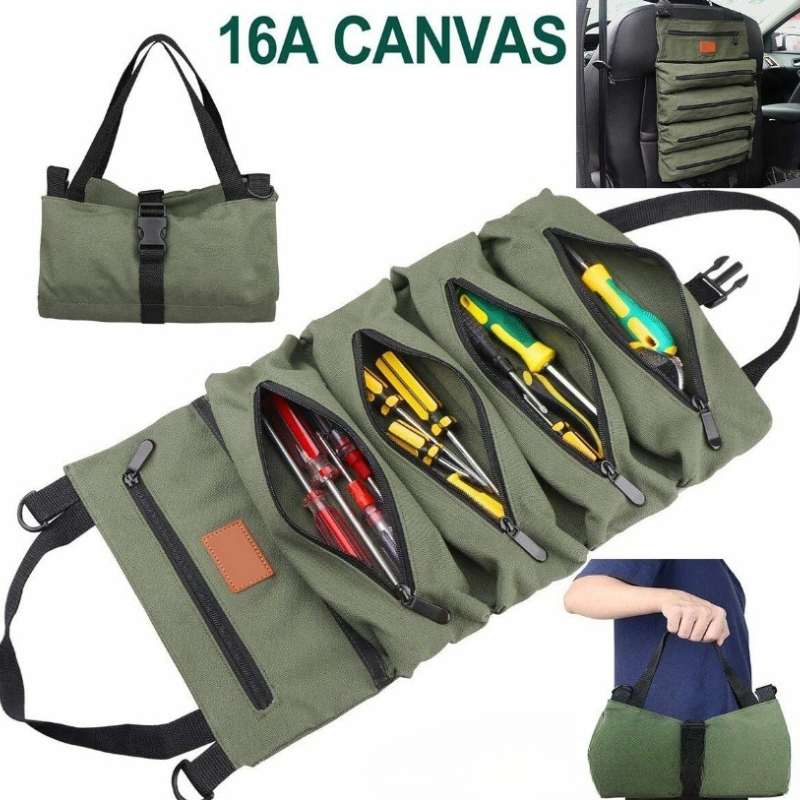 Heavy-Duty Roll-Up Tool Bag -  – Heavy Equipment Operation recenzja i cena