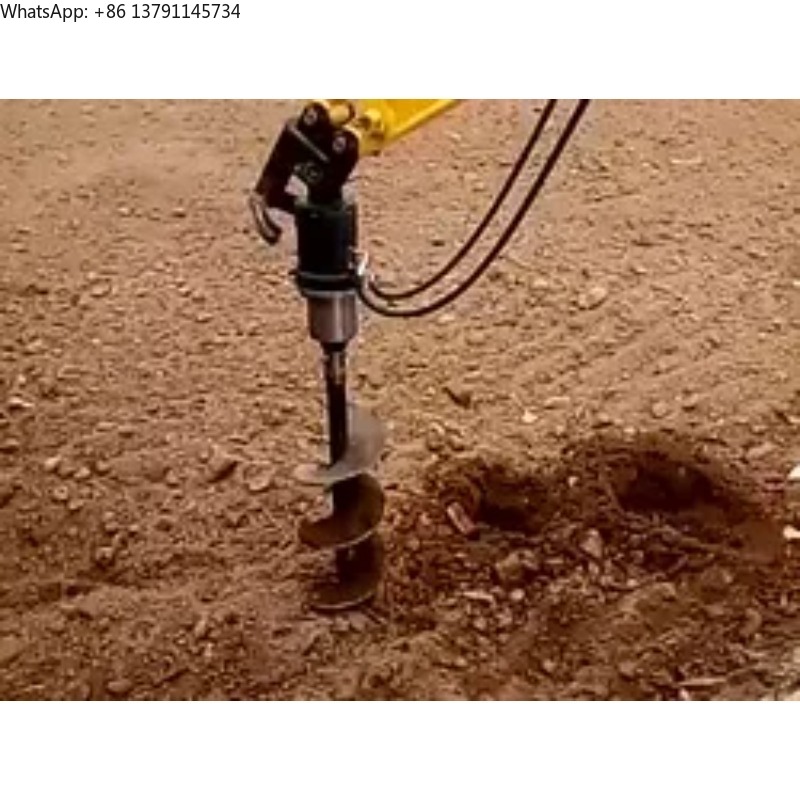skid steer backhoe loader hydr – Post Hole Digger recenzja i cena