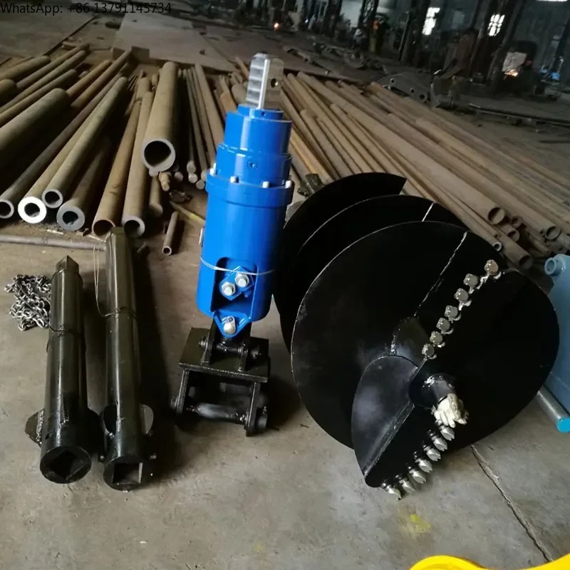 skid steer backhoe loader hydr – Post Hole Digger recenzja i cena